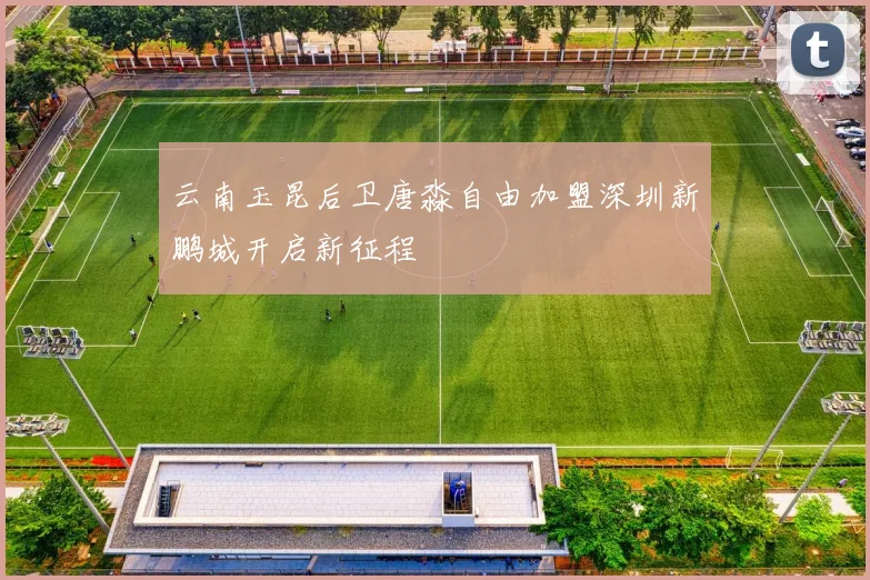 云南玉昆后卫唐淼自由加盟深圳新鹏城开启新征程